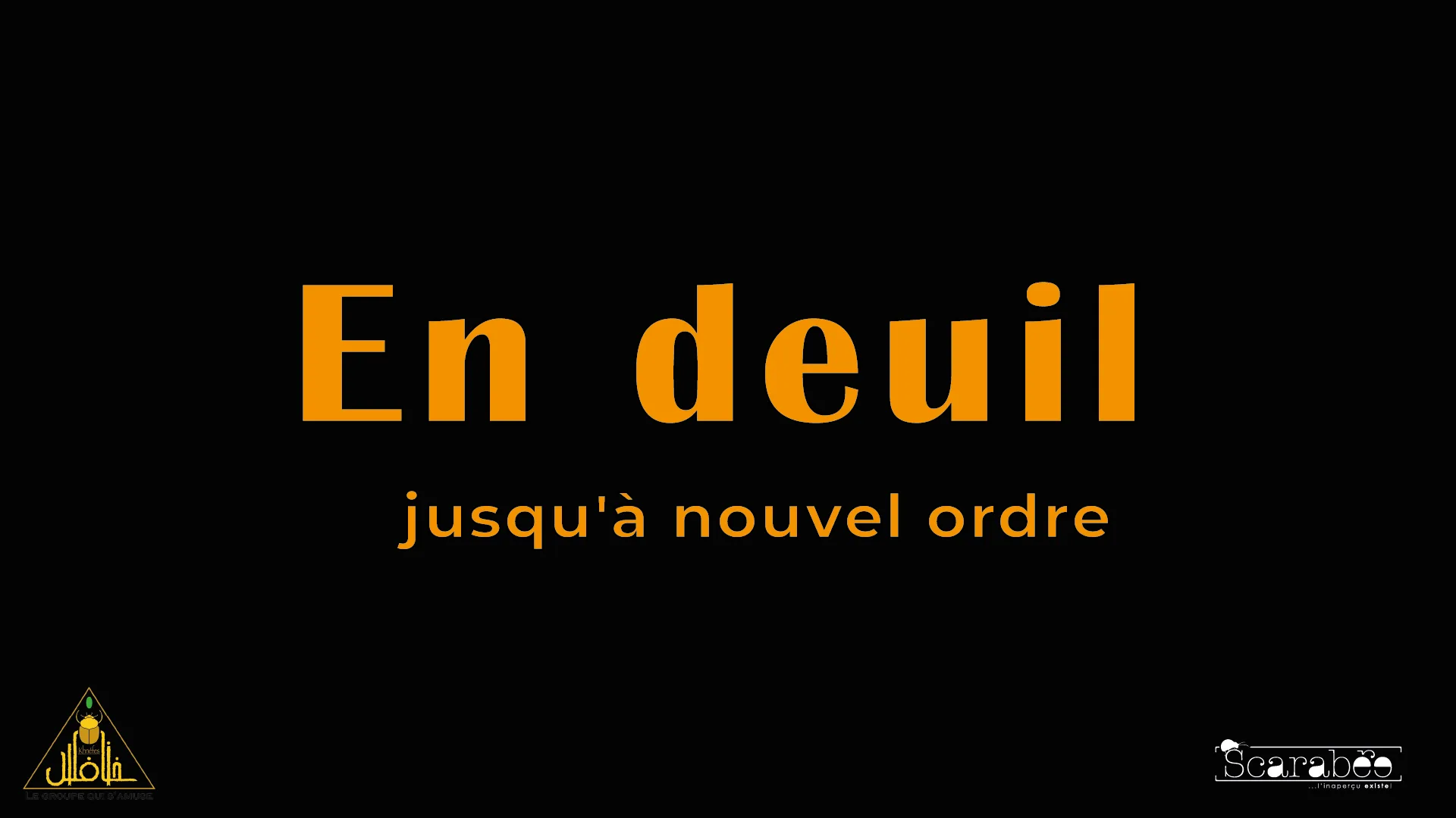 Khnefes en deuil nouvel ordre
