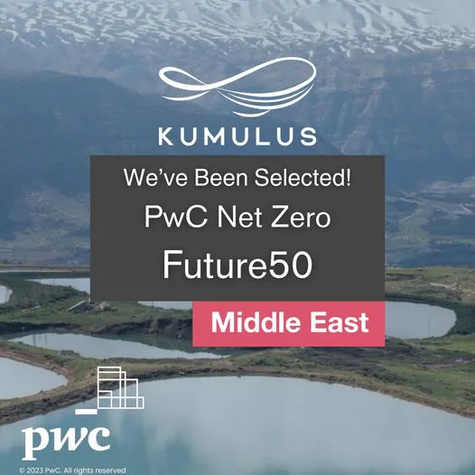 Kumulus rejoint liste Future50 PwC 2023 Innovations avenir neutre carbone MENA