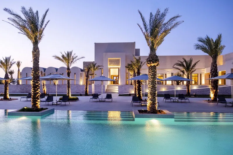 Exterieur piscine hotel residence Douz Tunisia