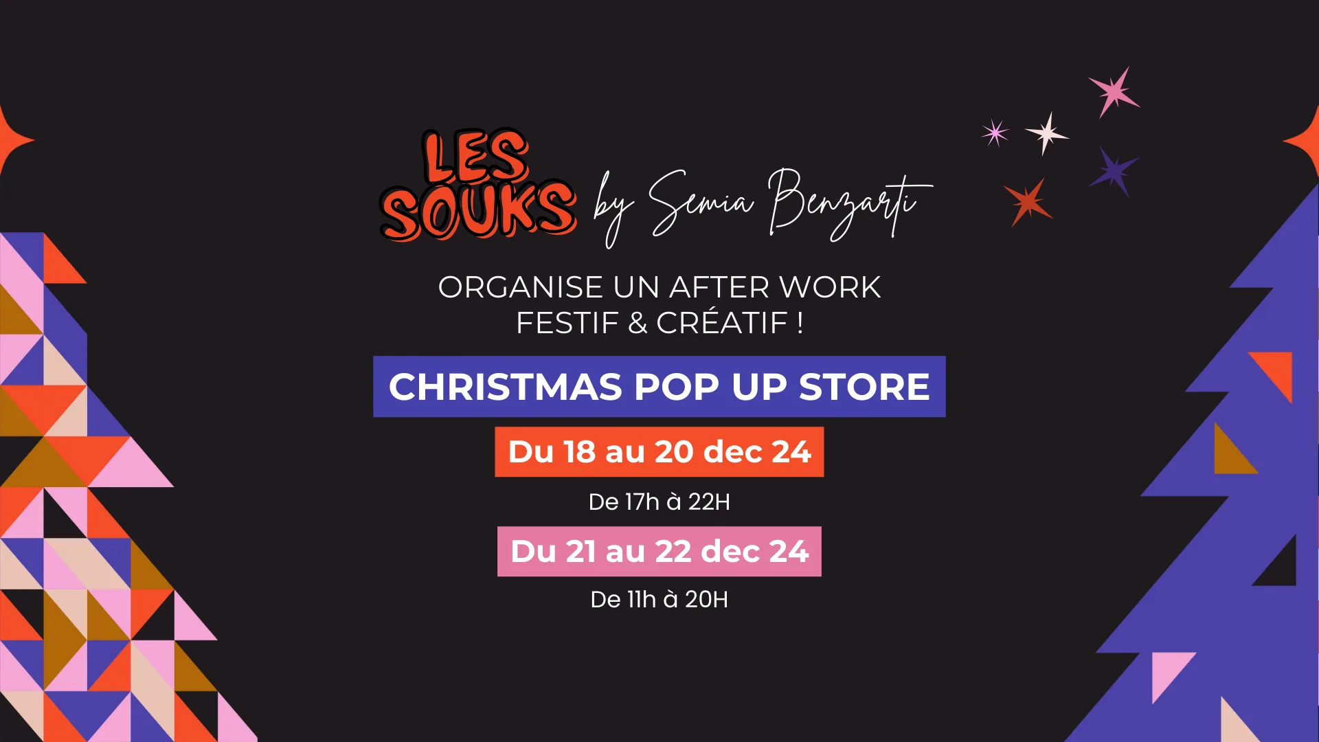 Les Souks festifs et créatifs pour célébrer la magie de noël