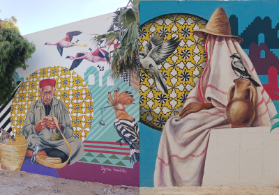 Street Art : ce jeune tunisien a fait des rues de Djerba une galerie d’art à ciel ouvert !