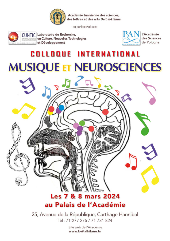 Colloque Beit al-Hikma Mars 2024 Musique Neuroscience