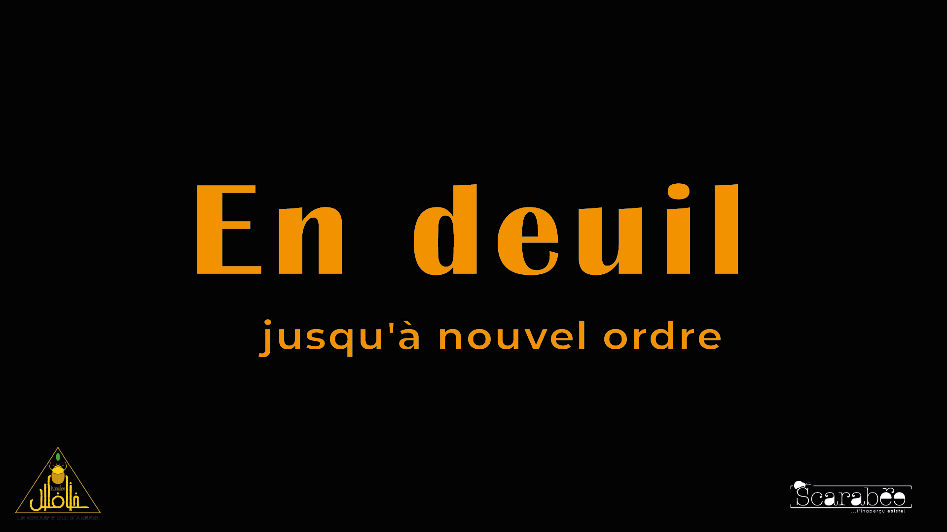 Khnefes en deuil nouvel ordre