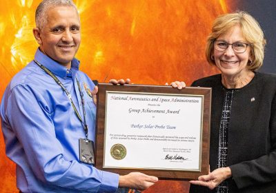 L’équipe de la sonde Parker Solar Probe remporte les honneurs de la NASA