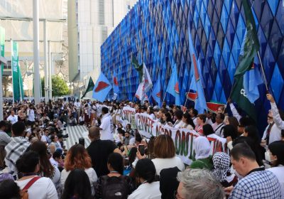 Rassemblement de Solidarité à la COP28 : Soutien Unanime pour la Résolution de l’ONU en Faveur d’un Cessez-le-Feu en Palestine